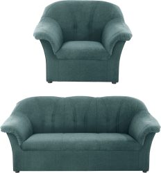 DOMO collection Polstergarnitur »Pegnitz«, (Set), Sessel und 3-Sitzer