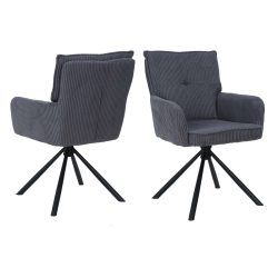 GOODproduct Esszimmerstuhl »Les Choux« () 2 Stk.gepolsterte Rückenlehne, Armlehne und Sitzfläche, Sitzhöhe 48 cm