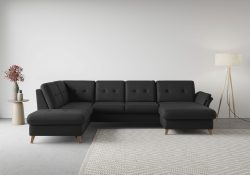 sit&more Wohnlandschaft »Göteborg«, inklusive Sitztiefenverstellung und Federkern, wahlweise mit Bettfunktion und Bettkasten
