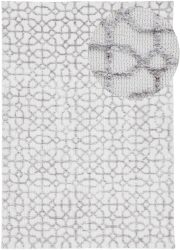 carpetfine Teppich »Holly 3«, rechteckig, 7 mm Höhe, handgetuftet, geometrisches Design, Hoch-Tief Effekt