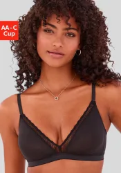 Vivance Bralette-BH ohne Bügel, aus weicher Baumwollqualität, bequemer BH