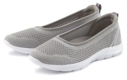Lascana, LASCANA Ballerina, ultraleichter Sneaker vegan aus leichtem Mesh mit weicher Innensohle