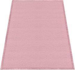 Paco Home Teppich »Tatami 475«, rechteckig, Kurzflor, Uni-Farben, mit Memory Foam, waschbar
