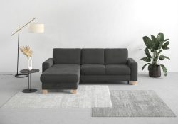 Home affaire Ecksofa »Summer«, mit Recamiere, mit oder ohne Bettfunktion und Bettkasten, Cord-Bezug