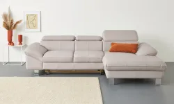 COTTA Ecksofa Kopfteilverstellung, optional Bettfunktion & Bettkasten