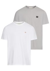 Calvin Klein Jeans T-Shirt »SS BADGE TEE 2 PACK«, (Packung, 2er-Pack), Mit Rundhalsausschnitt