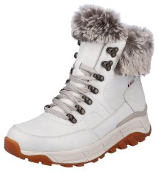 Rieker Damen Schnürboot Creme