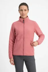 Jack Wolfskin Lite Curl Damen Midlayer Rosa, Damen, Größe: S