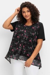 Sheego Blusenshirt »Blusenshirt«, 1 Stk.