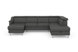 sit&more Wohnlandschaft »Freetown«, inklusive Kopfteilverstellung und komfortablem Federkern, wahlweise mit Bettfunktion und Stauraum