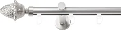 SN DECO GROUP Gardinenstange Ø 19 mm 1 läufig-läufig Fixmass;kürzbar