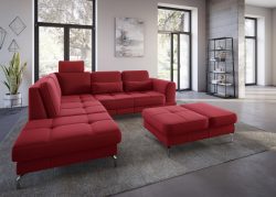 sit&more Ecksofa »Bendigo V«, inklusive Sitztiefenverstellung, Bodenfreiheit 12 cm, wahlweise in 2 unterschiedlichen Fussfarben
