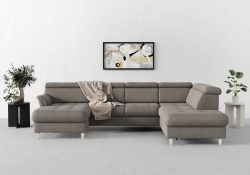 sit&more Wohnlandschaft, inklusive Kopfteilverstellung, wahlweise mit Bettfunktion und Bettkasten