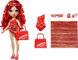 Rainbow High Swim & Style Fashion Doll- Ruby (Red)