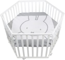 Roba, roba Laufgitter 6-eckig weiß miffy®