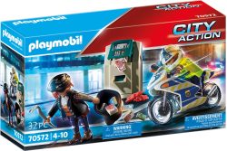 undefined, PLAYMOBIL® 70572 Polizei-Motorrad: Verfolgung des Geldräubers