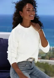 Vivance Strickpullover aus Rippstrick