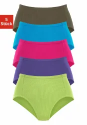 petite fleur Taillenslip 5er-Pack, aus weicher Pikee-Qualität