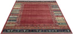 Gino Falcone Teppich »Cherina GF-131«, rechteckig, Ethno Design, mit Bordüre, leichter Glanz, 100 % Viskose, Wohnzimmer