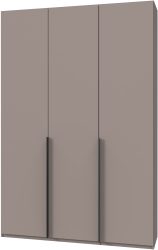 Wimex Kleiderschrank »Mugano,in 8 Breiten,3 Höhen,2 Tiefen, viele Farben, Made in Germany«, (in Basic oder Premium Ausstattung mit 2 weiteren Einlegeböden), mit langen oder kurzen Griffen aus Metall, mit oder ohne Spiegel