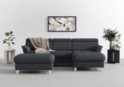 sit&more Ecksofa, inklusive Kopfteilverstellung, wahlweise mit Bettfunktion und Bettkasten