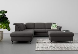 sit&more Ecksofa, wahlweise mit Kopfteilverstellung, Bettfunktion und Stauraum