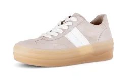 Gabor Plateausneaker Freizeitschuh, Halbschuh, Schnürschuh mit transparenter Laufsohle