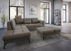 sit&more Ecksofa »Bendigo V«, inklusive Sitztiefenverstellung, Bodenfreiheit 15 cm, wahlweise in 2 unterschiedlichen Fussfarben