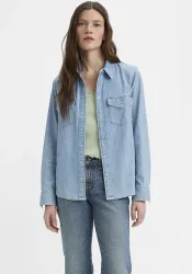 Levi's®, Levi's® - Jeanshemd, für Damen, Hellblau Denim, Größe M