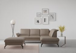 sit&more Ecksofa »Fashion«, wahlweise mit Kopfteilverstellung und Vorziehsitz, motorisch