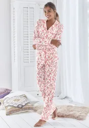 s.Oliver Pyjama Set, 2 mit abgesetzten Paspel-Details