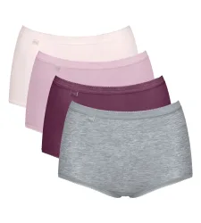 Maxislip Basic+Maxi C4P im 4er-Set sloggi rosé