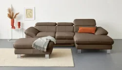 COTTA Ecksofa Kopfteilverstellung, optional Bettfunktion & Bettkasten