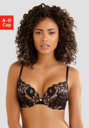 Temptation Push-Up-BH - Schwarz/Creme-70C