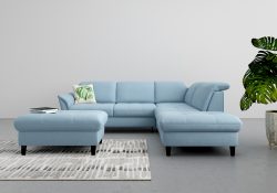sit&more Ecksofa, wahlweise mit Kopfteilverstellung, Bettfunktion und Stauraum