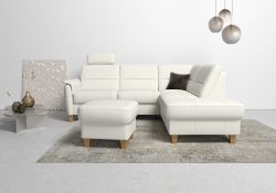 Home affaire Ecksofa »Palmera«, Federkern, wahlweise mit Bettfunktion und mit/ohne Stauraum