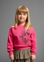 KangaROOS Sweatshirt »Stern-Applikation für kleine Mädchen«, Sweatshirt mit schimmernden Pailletten-Applikationen