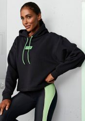 LASCANA ACTIVE Hoodie, Kapuzensweatshirt im Oversized-Look