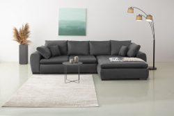 Home affaire Ecksofa »Cara Mia«, wahlweise mit Bettfunktion, in vielen Bezugsqualitäten und Farben