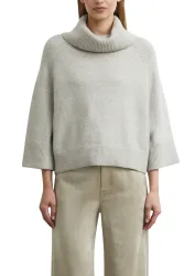Comma Rollkragenpullover / Poncho-Pullover mit weitem Kragen, Loose Fit