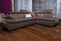 exxpo - sofa fashion Ecksofa, inklusive Kopfteil- und Armteilverstellung, wahlweise mit Bettfunktion und Bettkasten