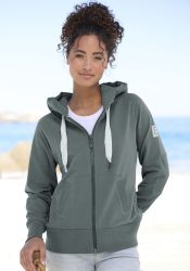 Elbsand Kapuzensweatjacke »Kelda«, mit Logo-Stickerei an der Kapuze