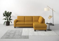 Home affaire Ecksofa »Summer«, mit Ottomane, mit oder ohne Bettfunktion und Bettkasten, Cord-Bezug