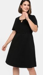 Sheego Jerseykleid, mit Cut-out am Ausschnitt