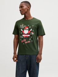 Jack & Jones Rundhalsshirt »JJCHRISTMAS TEE SS CREW NECK XMAS«
