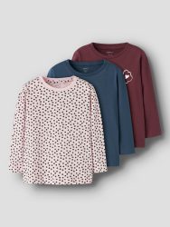 Name It Langarmshirt »NMFNIA 3P LS TOP«, (Packung, 3 tlg.)