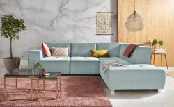 INOSIGN Ecksofa »Sapporo«, wahlweise Bettfunktion oder Sitztiefenverstellung, Federkern