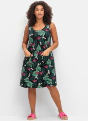 Sheego Sommerkleid »Sommerkleid« aufgesetzte Taschen