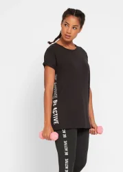 bonprix Sport T-Shirtschwarz 36Damen