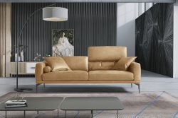 Egoitaliano 2,5-Sitzer »Masu«, inkl. 2 Kissenrollen, Rückenelemente manuell verstellbar, mit Metallfüssen